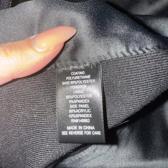 Torrid Women's Black Leather Jacket - Picture 6 of 7